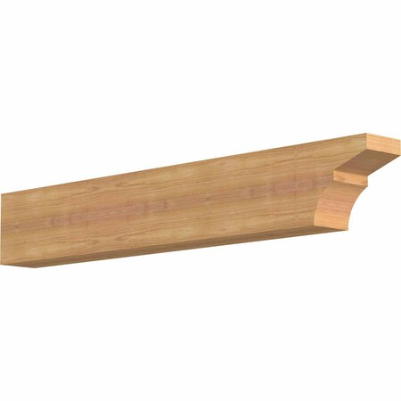 Ekena Millwork Monterey Smooth Rafter Tail, Western Red Cedar, 3 1/2"W x 6"H x 36"L RFT04X06X36MON00SWR